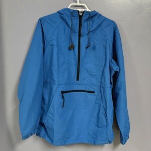 L.L. Bean Men's Mountain Classic Anorak Deep Glacier Blue Size L Reg